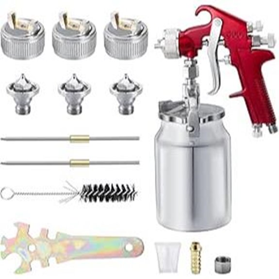 CarBole Suction Paint Sprayer Gun with Nozzles