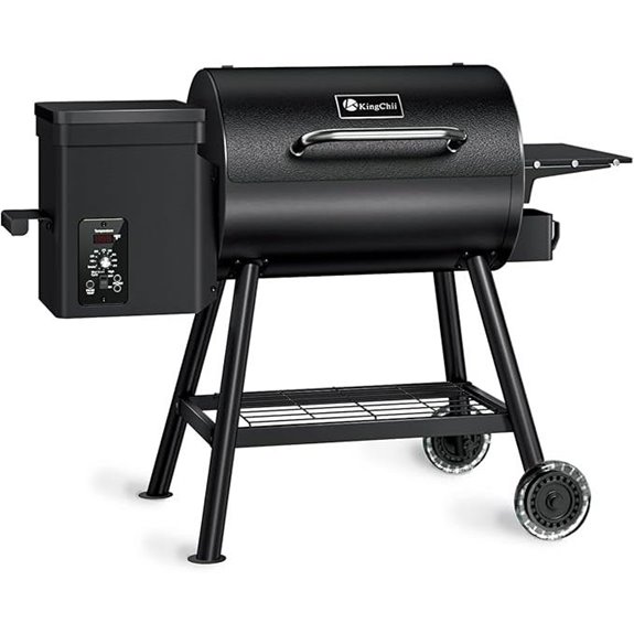 KingChii Pellet Grill & Smoker with PID Control