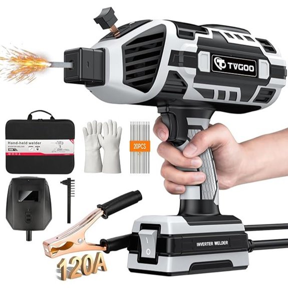 Portable IGBT Arc Welder - 110V 20-120A Grey