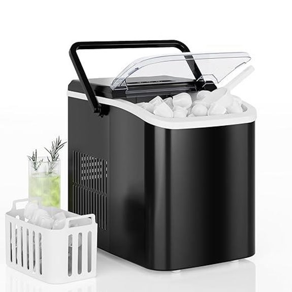 portable 26lb ice maker