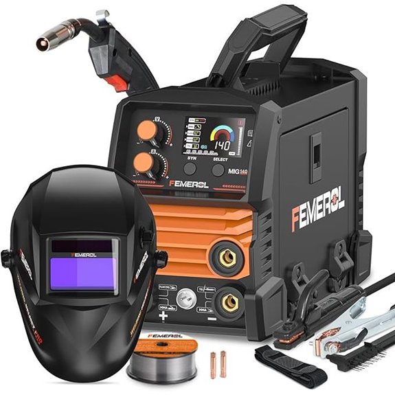 140A 3-in-1 MIG Welder with TIG Stick Portable