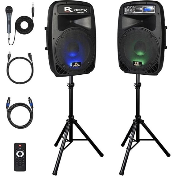 PRORECK Dance 12 Portable Bluetooth PA Speaker System