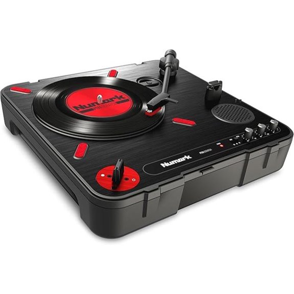 Numark PT01 Scratch DJ Turntable with Built-in Speake