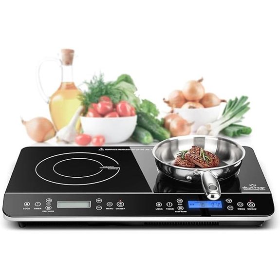 portable double induction cooktop