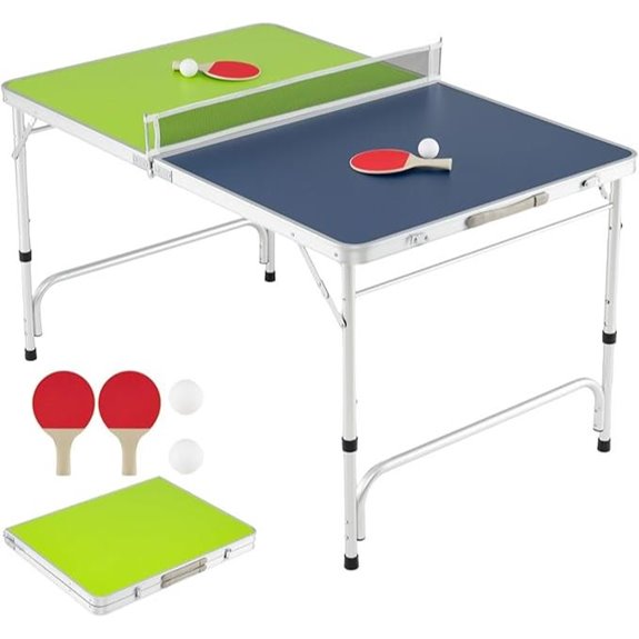Goplus Foldable Ping Pong Table Set