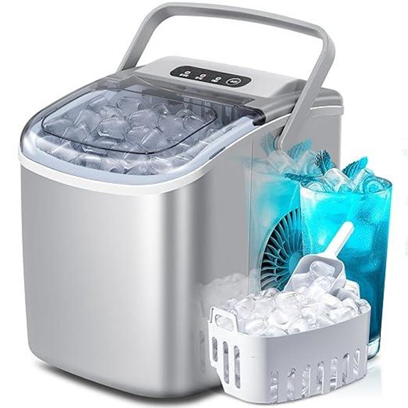 portable ice maker cubes