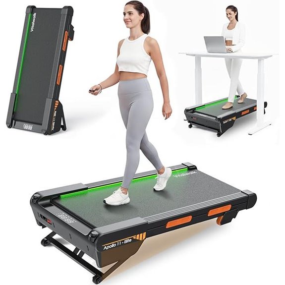 portable incline walking treadmill