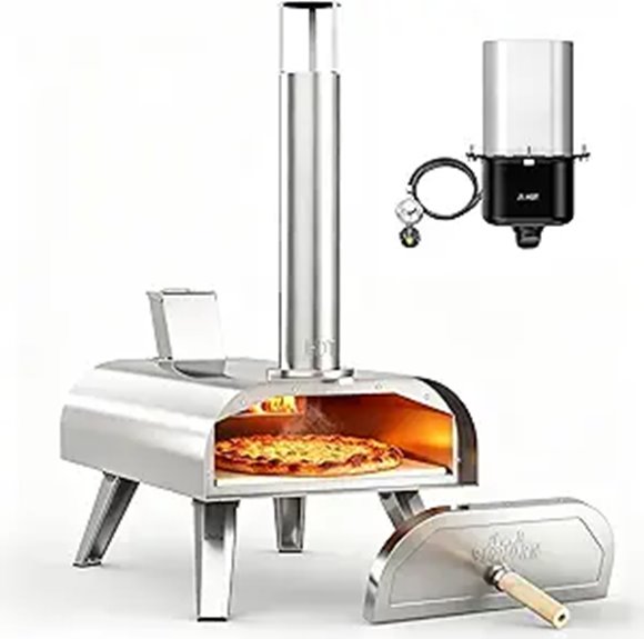 portable multi fuel pizza oven