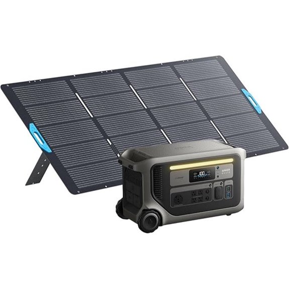 portable power station with solar panel