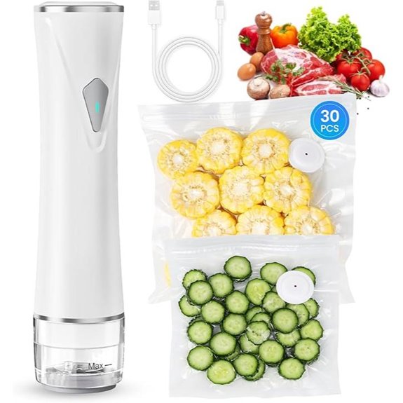 portable vacuum sealing device