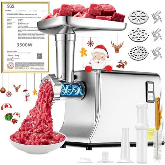 powerful 3500w meat grinder