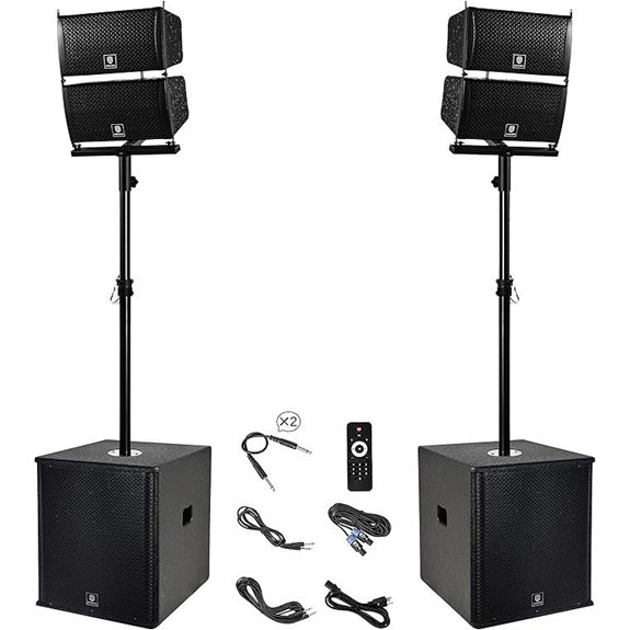 PRORECK Club 6000 15 6000W PA Speaker System