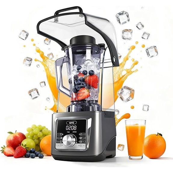 powerful commercial blender enclosure