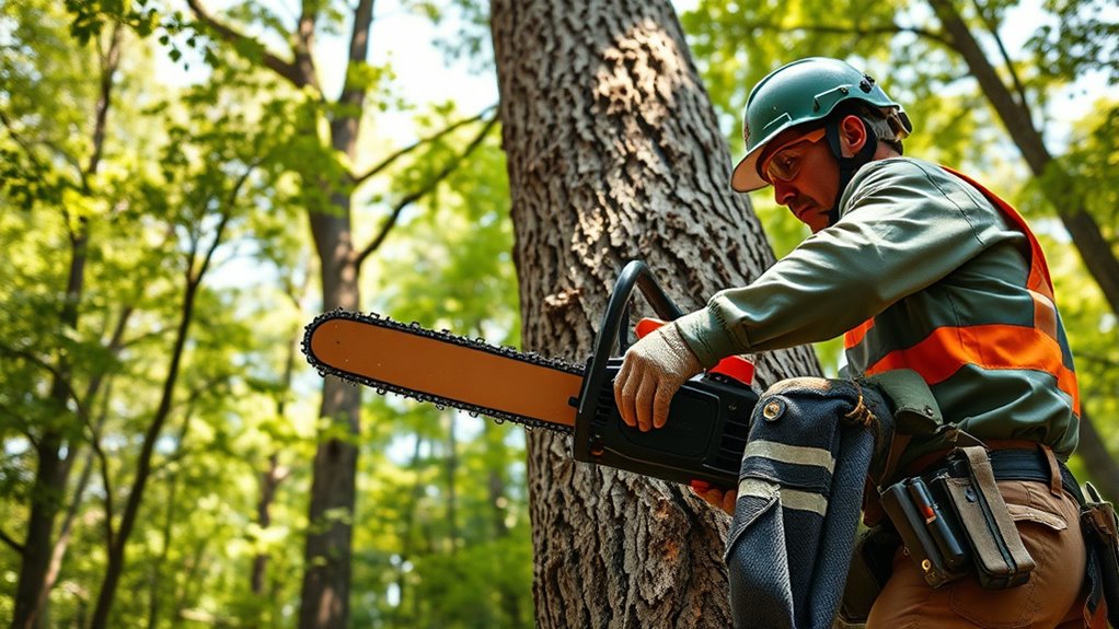 powerful large tree chainsaw