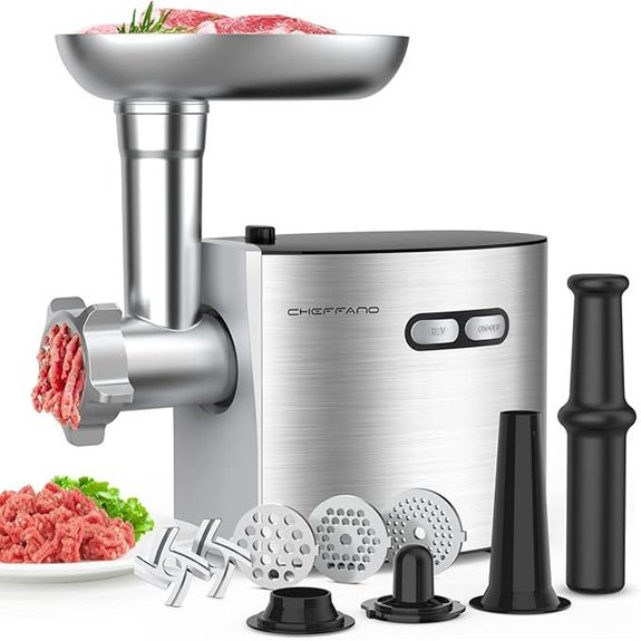 powerful stainless steel grinder