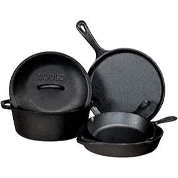 pre seasoned cast iron set