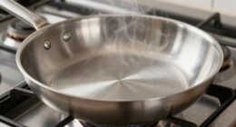 preheat pan for searing