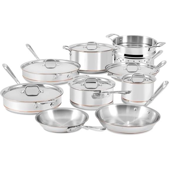 premium copper core cookware