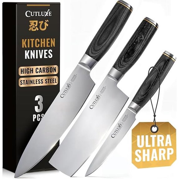 premium pakkawood chef knives