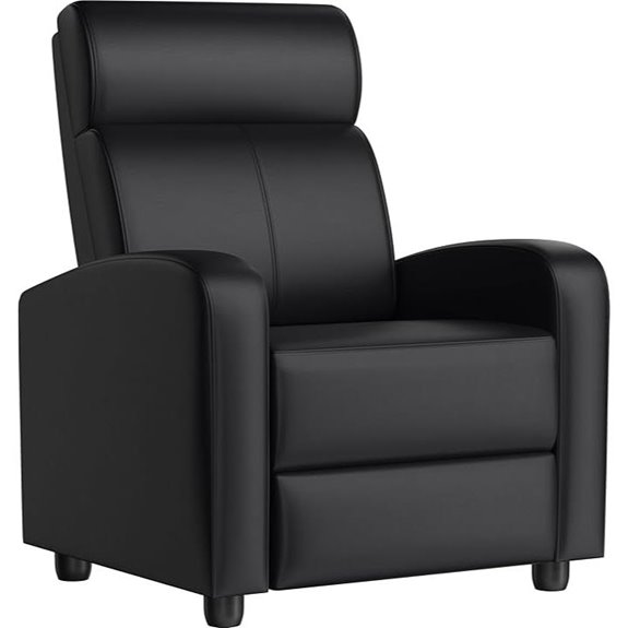 pu leather recliner