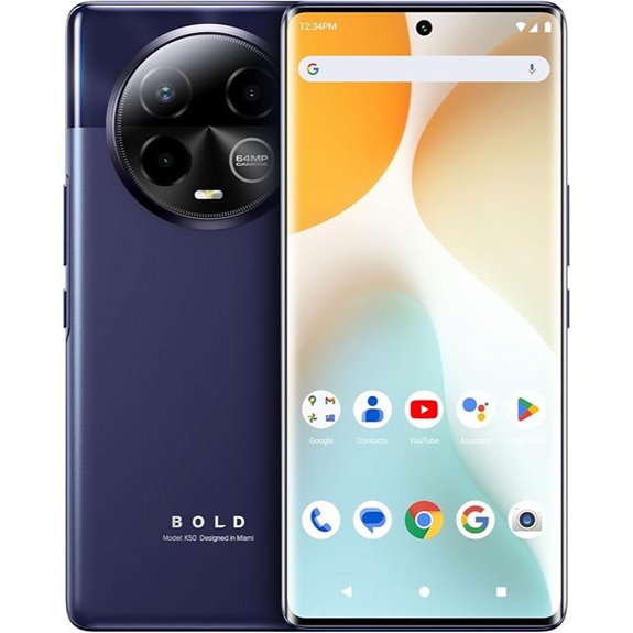 BLU Bold K50 5G Smartphone (256GB 8GB Purple)