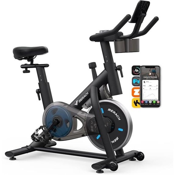quiet bluetooth exercise bike
