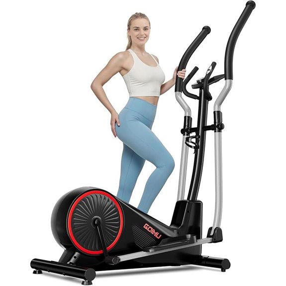 quiet elliptical with 15 5 stride