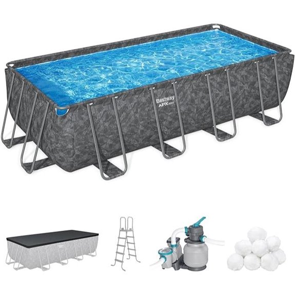 rectangular above ground pool