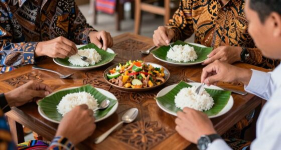 respectful dining customs indonesia