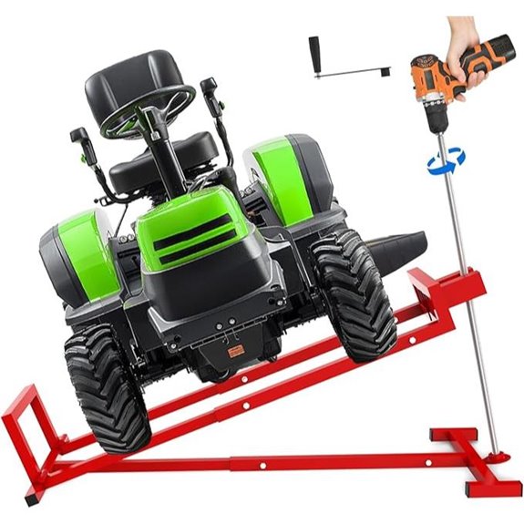 riding mower lift jack