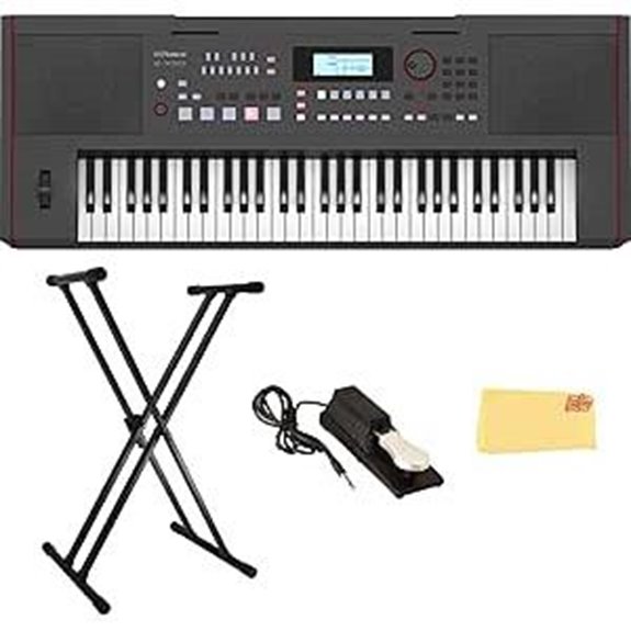 Roland E-X50 Electronic Keyboard Bundle with Accessories
