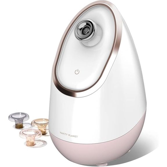rose gold facial steamer
