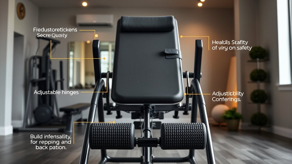 safety adjustability comfort stability