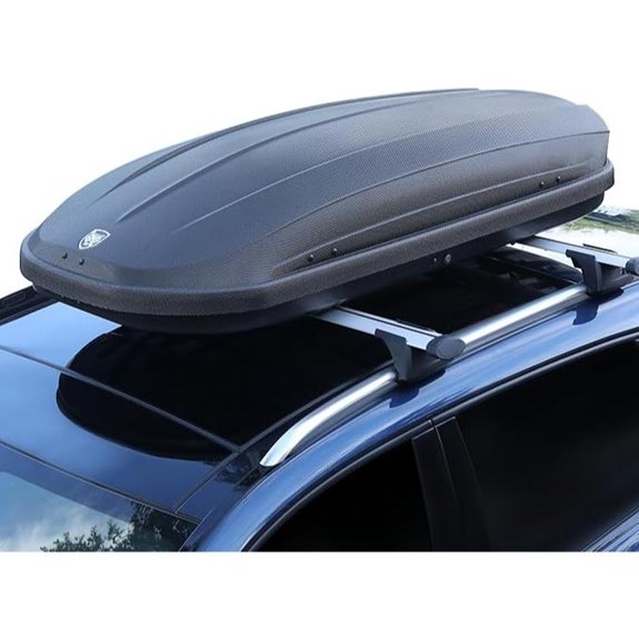 Roof Rack Cargo Box with Secure Straps & Keys