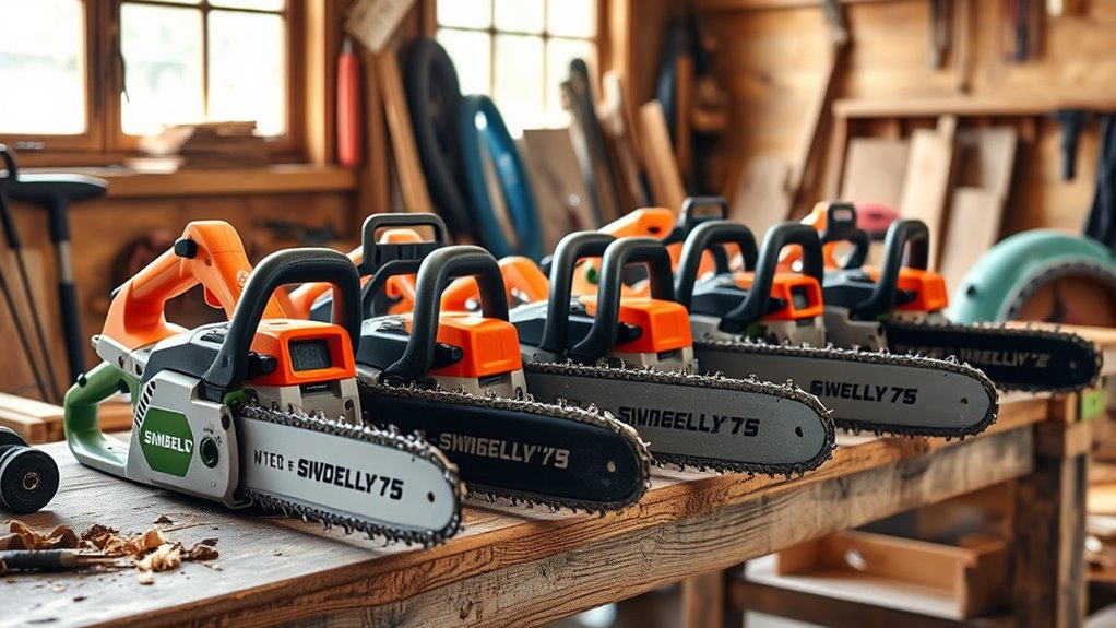 selecting suitable chainsaw features