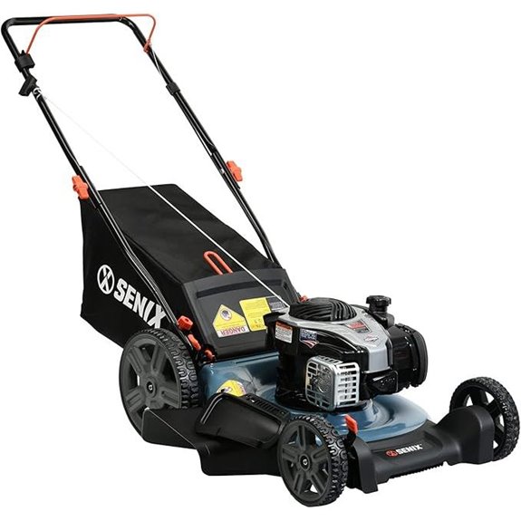 SENIX 21-Inch Gas Lawn Mower with Briggs Engine