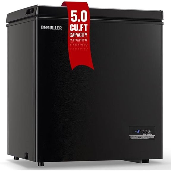 small chest freezer with baskets