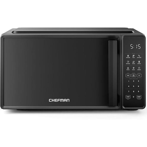 small countertop microwave with presets