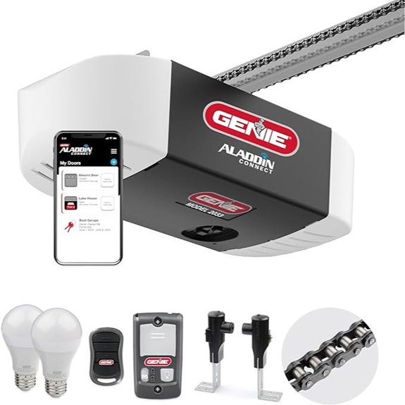 Genie Chain Glide Connect Smart Garage Door Opener