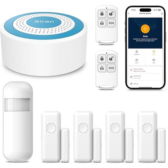 PGST Smart Home Alarm System with Sensors and App