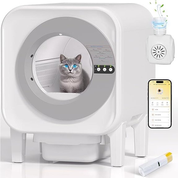 smart self cleaning litter box