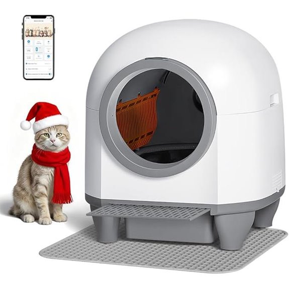 smart self cleaning litter box