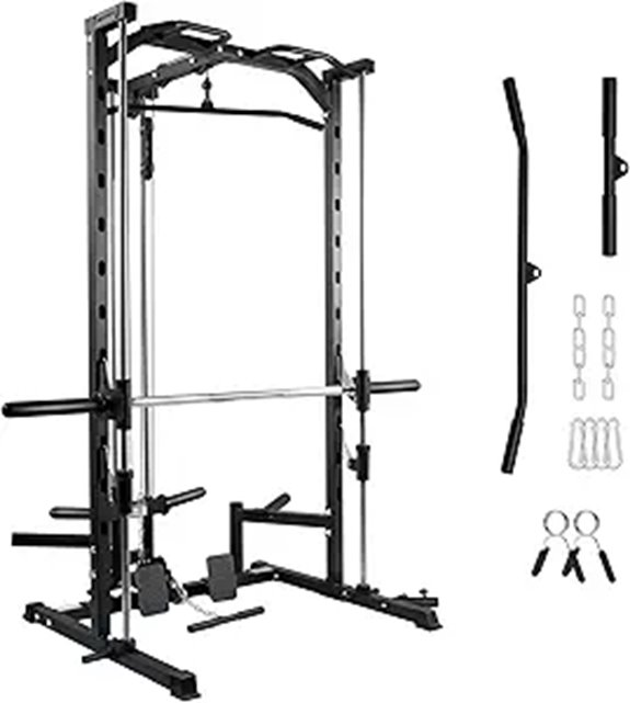 smith machine power rack