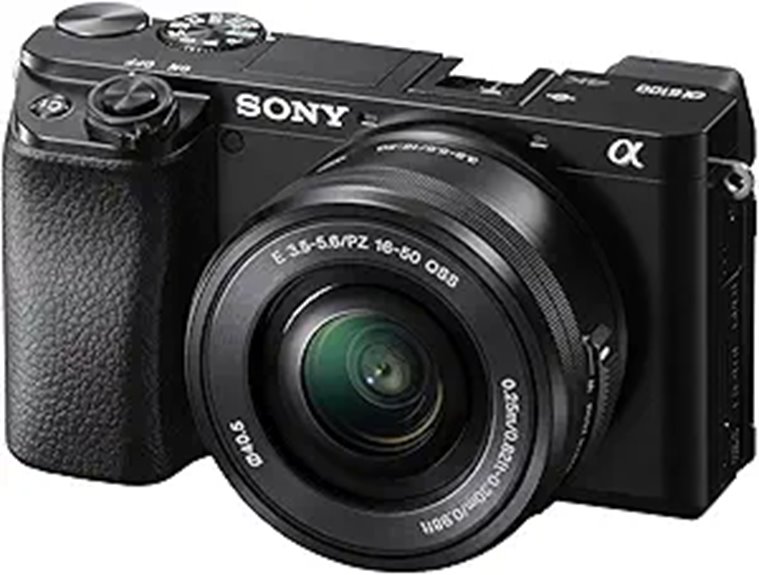Sony Alpha A6100 Mirrorless Camera with 16-50mm Lens