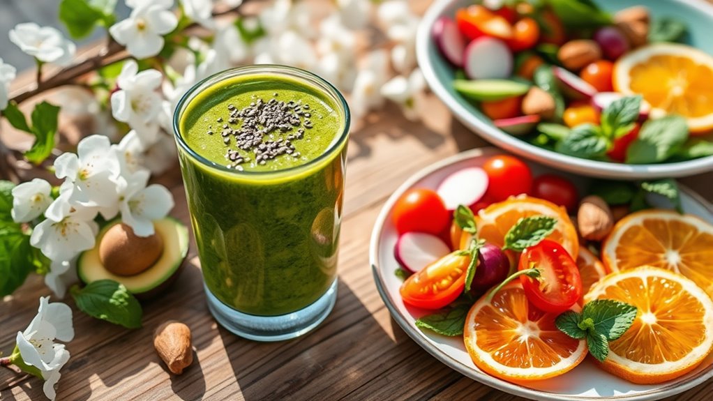 spring detox with juices