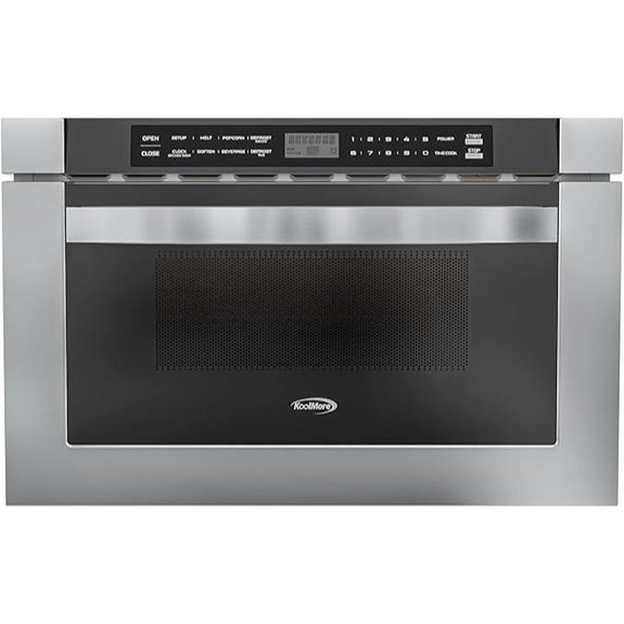 stainless microwave drawer features
