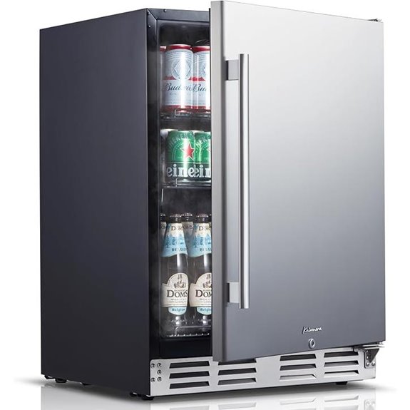 stainless steel beverage cooler