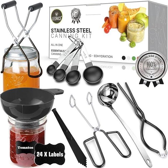 stainless steel canning tools