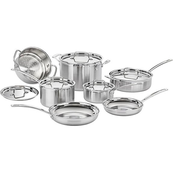 stainless steel cookware set