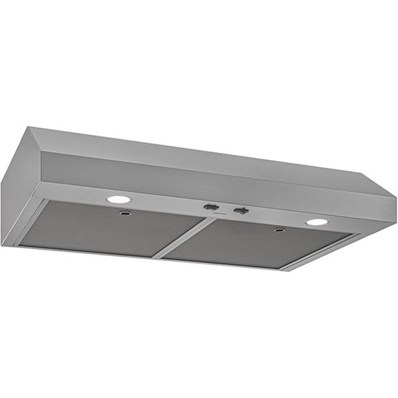 stainless steel range hood